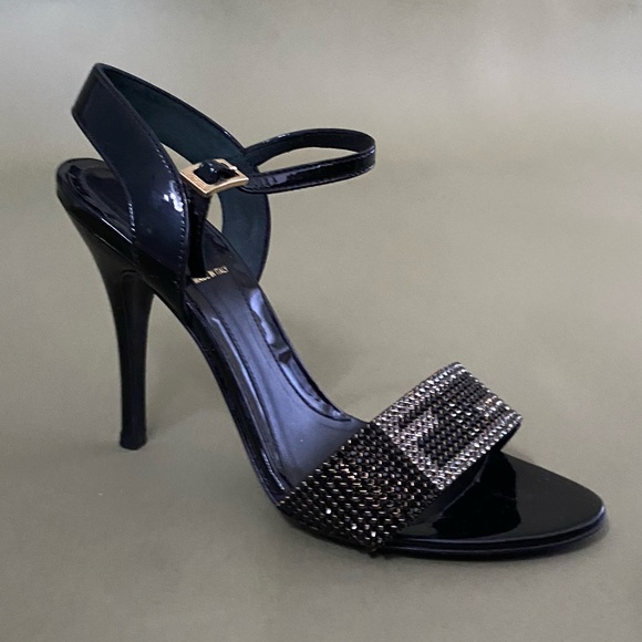Fendi Swarovski Open Toe Heels Italy Size 37 - Picture 2 of 12
